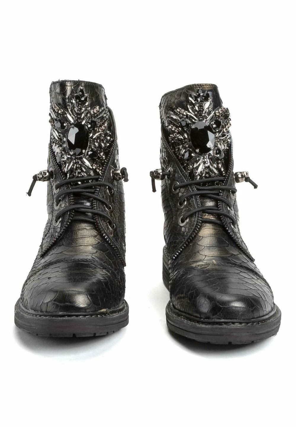 Alma en Pena Bottines à lacets Garantie De Qualité 100% rond femme 4 Alma en Pena Bottines à lacets Garantie De Qualité 100% rond femme – Image 2