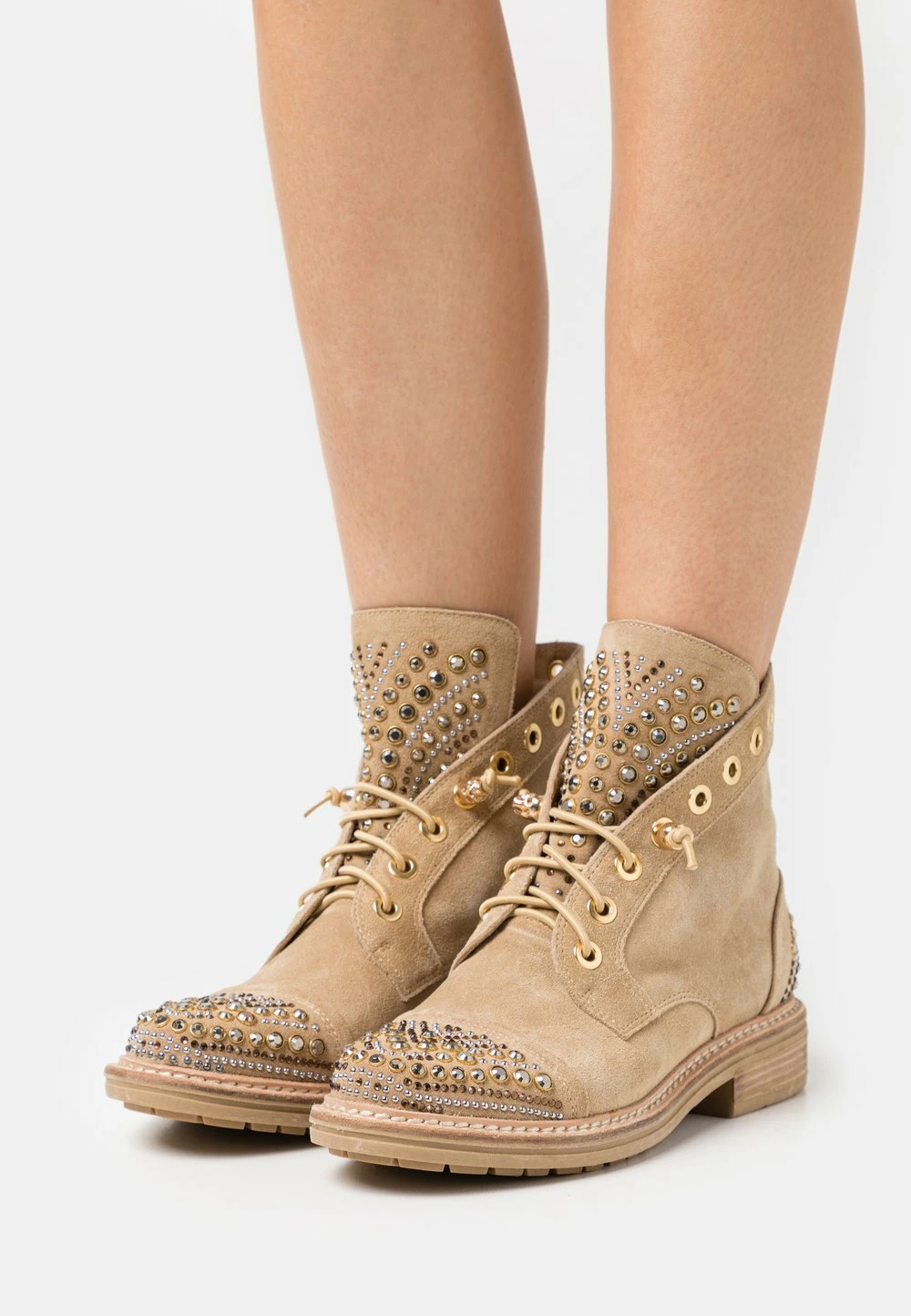 Soldes En Ligne Alma en Pena Bottines à lacets rond femme 2 Soldes En Ligne Alma en Pena Bottines à lacets rond femme