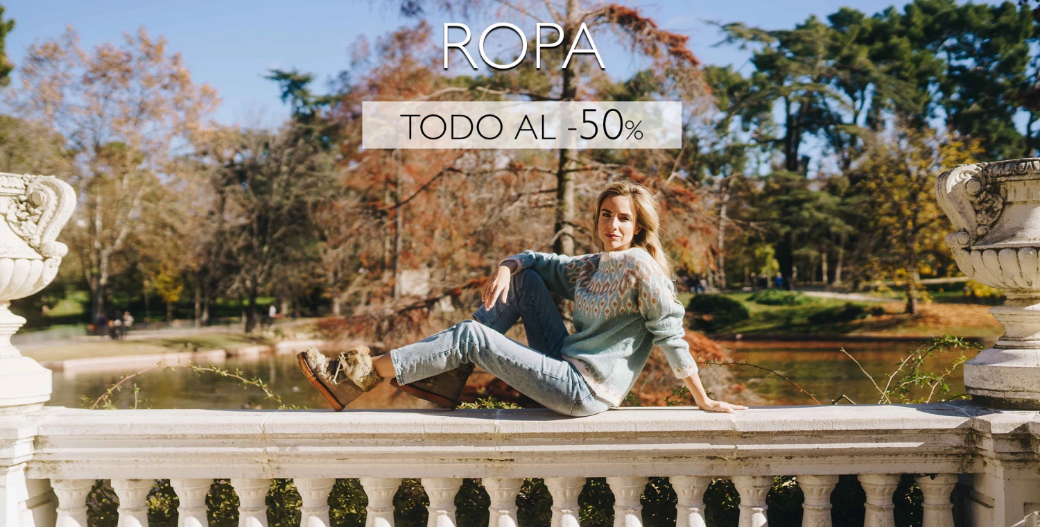 Alma en Pena Soldes 2022 -Alma en Pena Soldes 2022 Banner home desktop ropaycomplementos 50