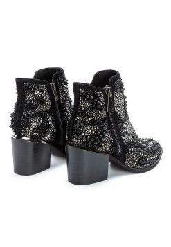 Alma en Pena Pas Cher I21174 - Santiags bottines pointu femme -Alma en Pena Soldes 2022 d57432555617453d9a35ef4b68495d54