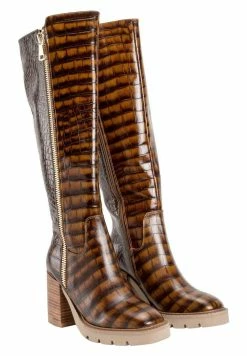 Alma en Pena Vendre-Réclame BREZO - Bottes à talons hauts chaussures à talons rond femme